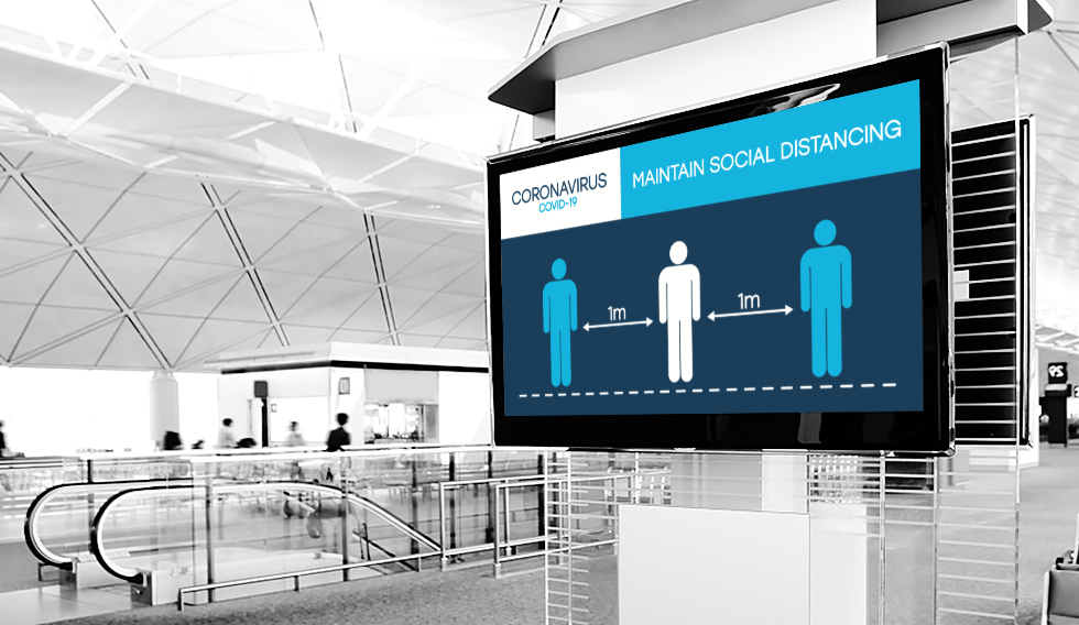 covidairportdigitalsignage